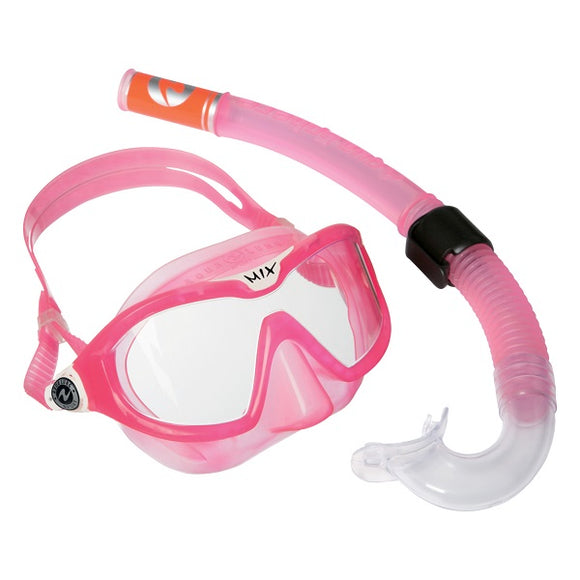 Mix Combo Set Mask Snorkel Pink Small