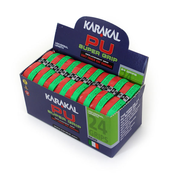 Karakal PU Super Grip Duo Green Red x 24