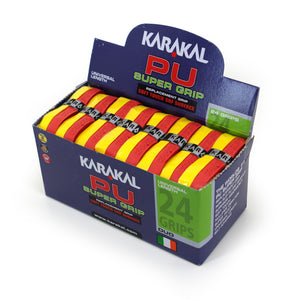 Karakal PU Super Grip Duo Red Yellow x 24