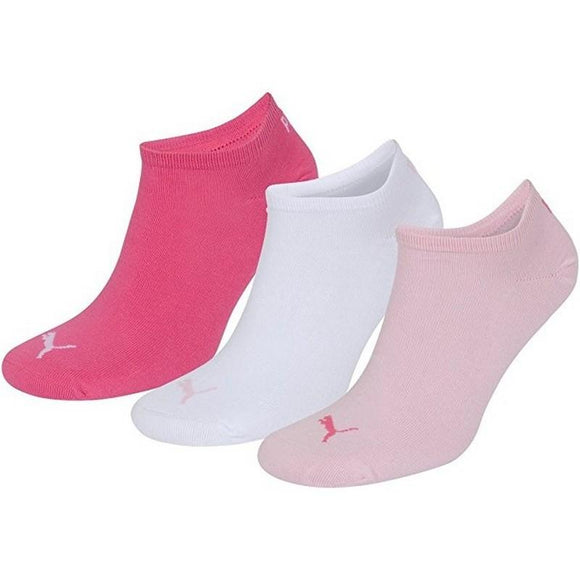 Puma Sneaker Sock 3 Pack Pink x 6