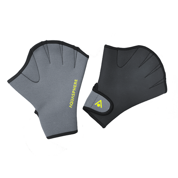 AquaSphere Swim Glove Grey Black