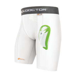 Shock Doctor Power Compression Short & Cup White
