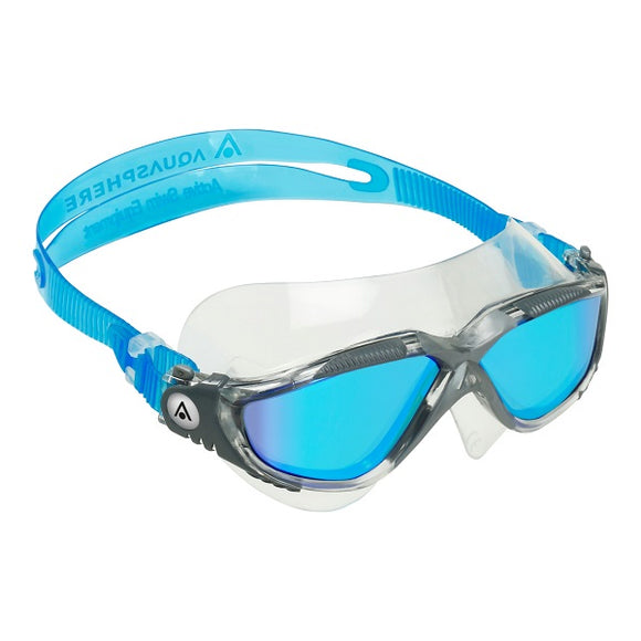Aquasphere Vista Adult Goggle Grey Mirror Blue Lens
