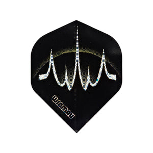 Winmau 3D Standard Dart Flights Alien Radio Signal x 10