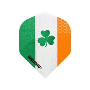 Winmau Mega Standard Dart Flights Irish Flag x 10