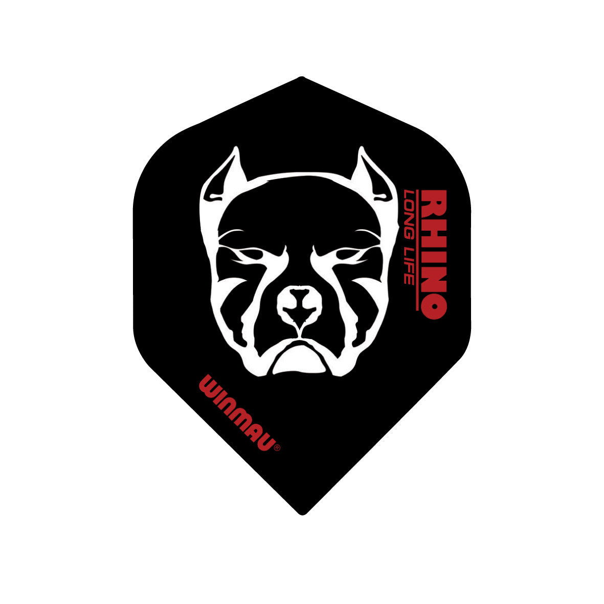 Winmau Dog Black Rhino Standard Dart Flights