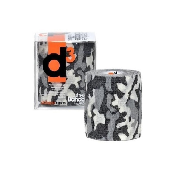 d3 Cohesive Bandage Compression Wrap Grey Camo x 6