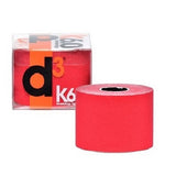 d3 Kinesiology Tape 6 Metre Red x 6