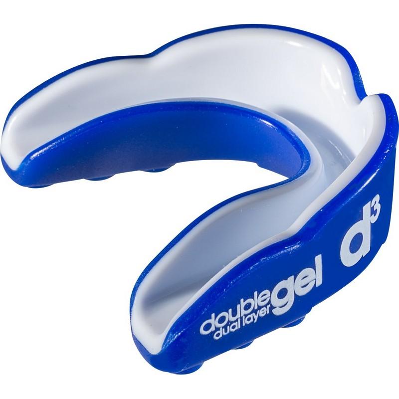 d3 Adult Double Gel Mouthguard Blue White x 6