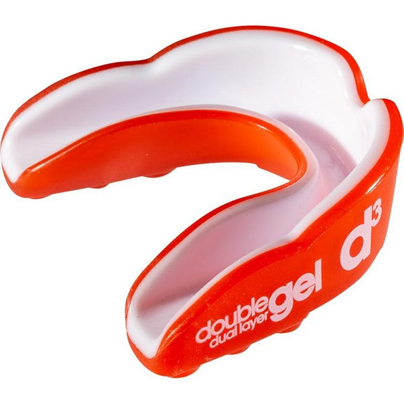 d3 Adult Double Gel Mouthguard Red White x 6