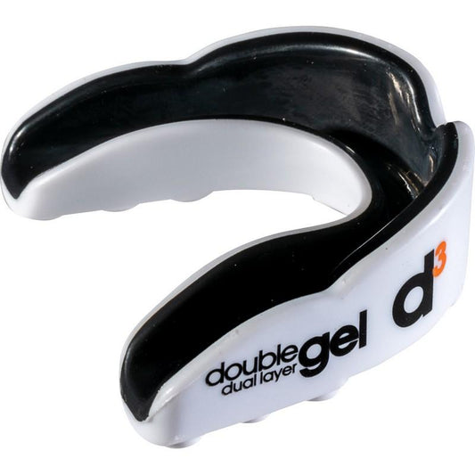 d3 Junior Double Gel Mouthguard White Black x 6