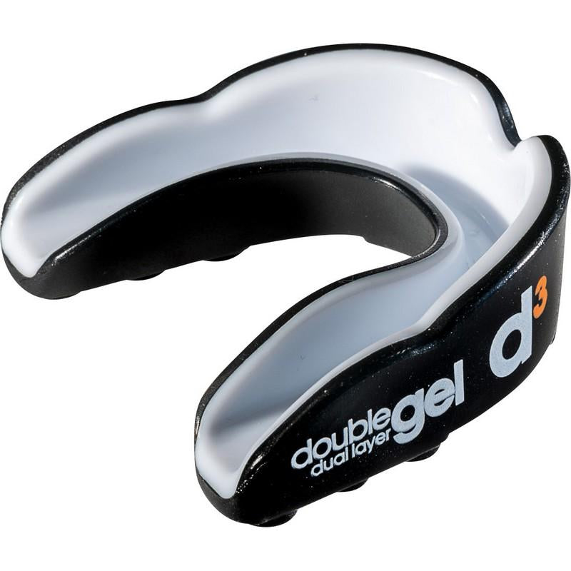 d3 Adult Double Gel Mouthguard Black White x 6