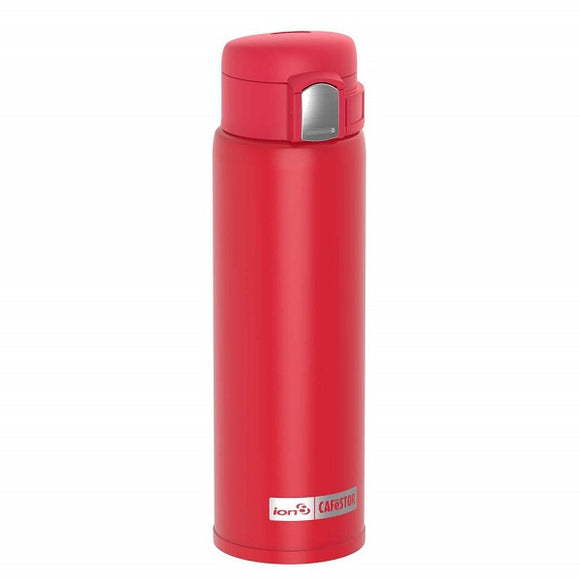 Ion8 Steel 480ml Cafestor Travel Flask Red